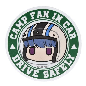 Acros "Yuru camp" Reflector Magnet Sticker 05 Rin Helmet magnēts