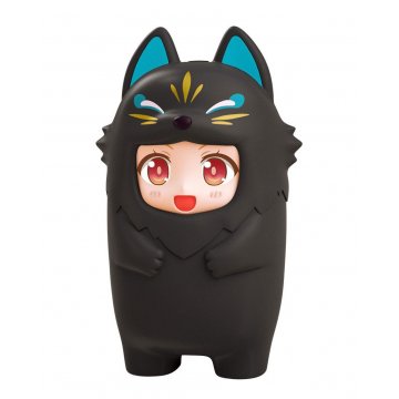 Good Smile Company Nendoroid More Kigurumi Face Parts Case (Black Kitsune) figūriņa