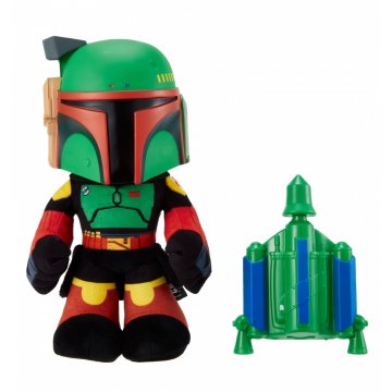 MATTEL Star Wars Boba Fett Digital Voice Plush mīkstā rotaļlieta