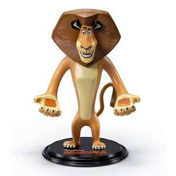Noble Collection Madagascar Bendyfig Figure Alex