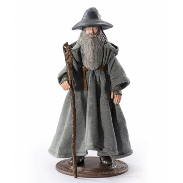 Noble Collection Lord of the Rings Bendyfigs Gandalf Figure figūriņa