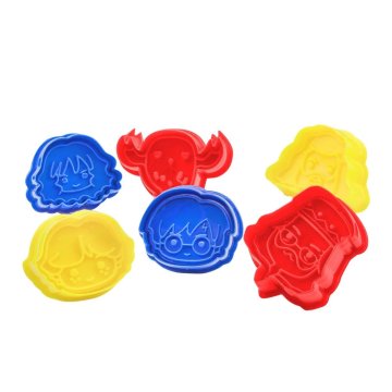 Cinereplicas Harry Potter Cookie Cutter / Cookie Stamp 6-Pack Kawaii prece virtuvei