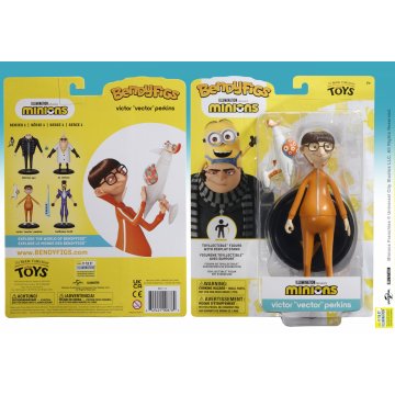Noble Collection Minions Flexible Figure Bendyfigs Vector Perkins фигурка