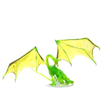 WizKids Dungeons & Dragons Icons of the Realms: Adult Emerald Dragon accessory