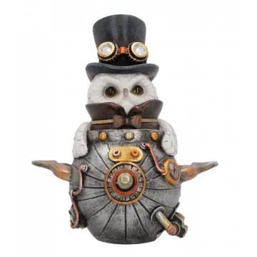 Nemesis Now Avian Invention Decorative Steampunk Owl Figure dekors