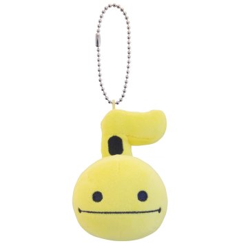 CUBE Otamatone Mascot Yellow mīkstā rotaļlieta