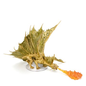 WizKids Dungeons & Dragons Icons of The Realms: Adult Gold Dragon Premium accessory
