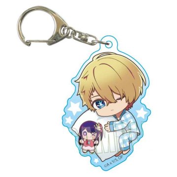 Bell House Gyugyutto Acrylic Keychain [Oshi no Ko] Aqua Good Night ver. aksesuārs