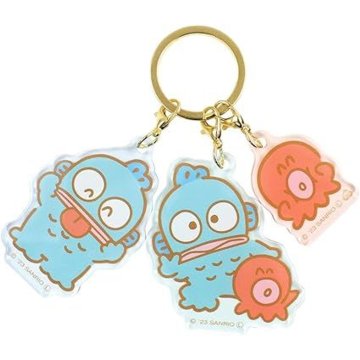 T'S FACTORY Sanrio 3, Hangyodon Charm Keychain aksesuārs