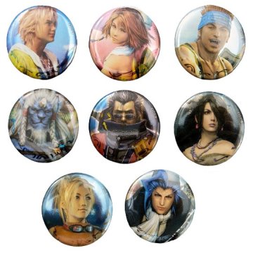 SQUARE ENIX "Final Fantasy X" Can Badge Set aksesuārs