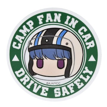 Acros "Yuru camp" Reflector Magnet Sticker 05 Rin Helmet