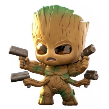 Hot Toys Cosbaby "Guardians of the Galaxy Vol. 3" Groot (Battling Version) figūriņa