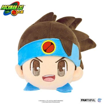 FANTHFUL FANTHFUL "ROCKMAN EXE" PLUSH KEYCHAIN LAN HIKARI mīkstā rotaļlieta