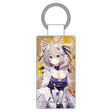 Midobiyo Akatsuki Yureru Koi Akari Leather Keychain Kuki Asahi