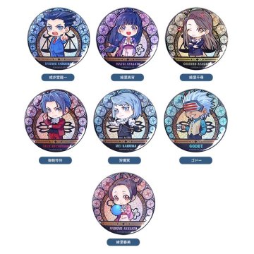 FANTHFUL "Ace Attorney" Series Can Badge Set