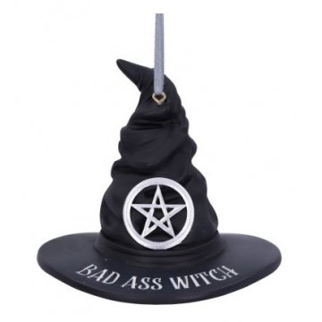 Nemesis Now Bad Ass Witch Hanging Ornament dekors