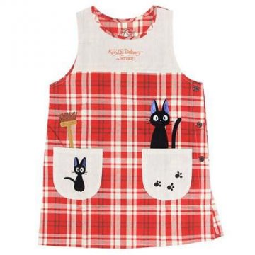 Marushin Kiki Delivery Jiji Red Apron By STUDIO GHIBLI aksesuārs