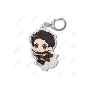 KODANSHA "Attack on Titan" Acrylic Key Chain (Decopachi!) 1 Eren Yeager aksesuārs