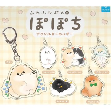 poko Fuwafuwa Pome no Popochi Acrylic Key Chain аксессуар