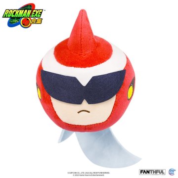 FANTHFUL FANTHFUL "ROCKMAN EXE" PLUSH KEYCHAIN PROTOMAN mīkstā rotaļlieta