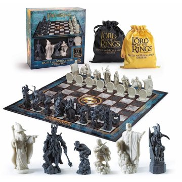 Noble Collection Lord of the Rings, Battle For Middle-earth Chess Set galda spēle