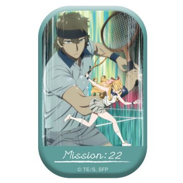 MOVIC "SPY x FAMILY" MISSION: 22 The Underground Tennis Tournament: The Campbel Square Can Badge aksesuārs