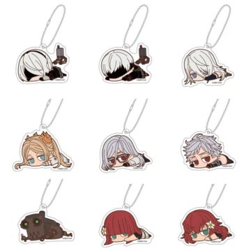 SQUARE ENIX "NieR:Automata Ver1.1a" Acrylic Key Chain Collection Daruun aksesuārs