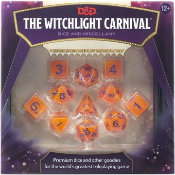 Wizards of the Coast Dungeons & Dragons, The Witchlight Carnival Dice & Miscellany