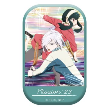 MOVIC Spy x Family MISSION:23 "The Unwavering Path" Square Tin Badge