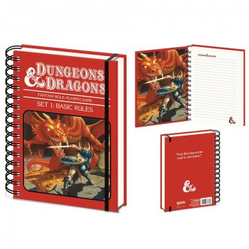 PYRAMID INTERNATIONAL Dungeons & Dragons (Basic Rules) A5 Wiro Notebook