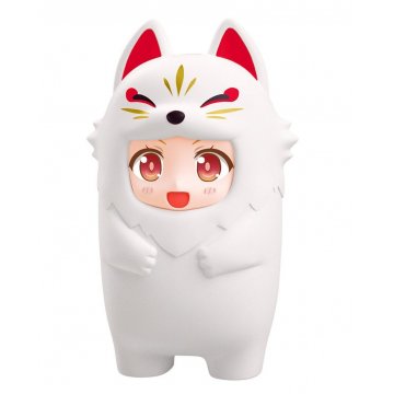 Good Smile Company Nendoroid More Kigurumi Face Parts Case (White Kitsune) figūriņa