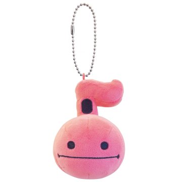 CUBE Otamatone Mascot Pink mīkstā rotaļlieta